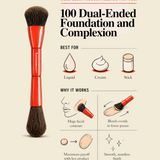 100 Dual-Ended Foundation and Complexion